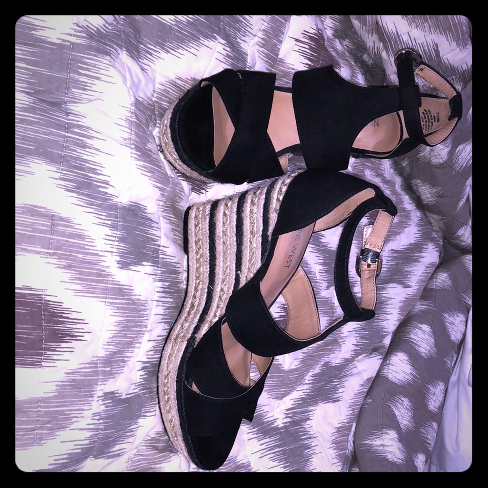 Brand new Nine West wedges.